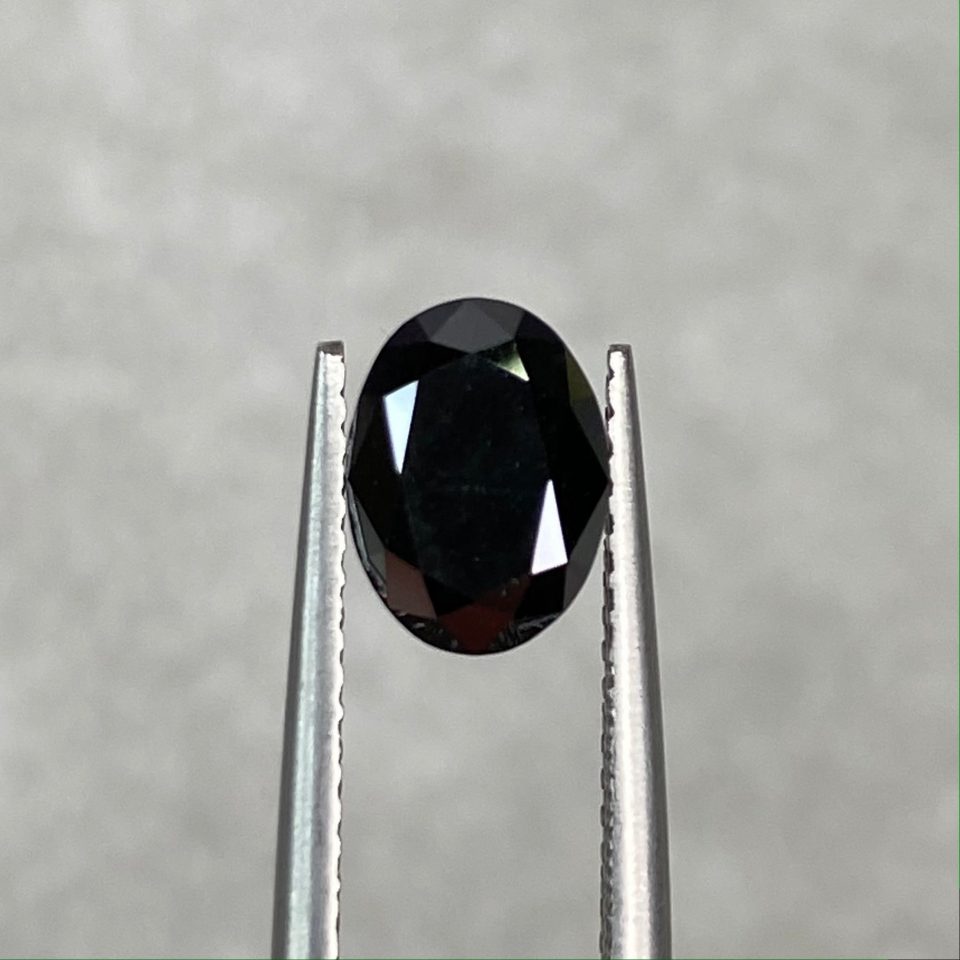 1.74 Ct Oval Black Diamond-Stonz ZA