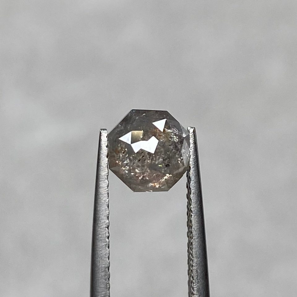 1.53 Ct Octagon Salt & Pepper Diamond-Stonz ZA